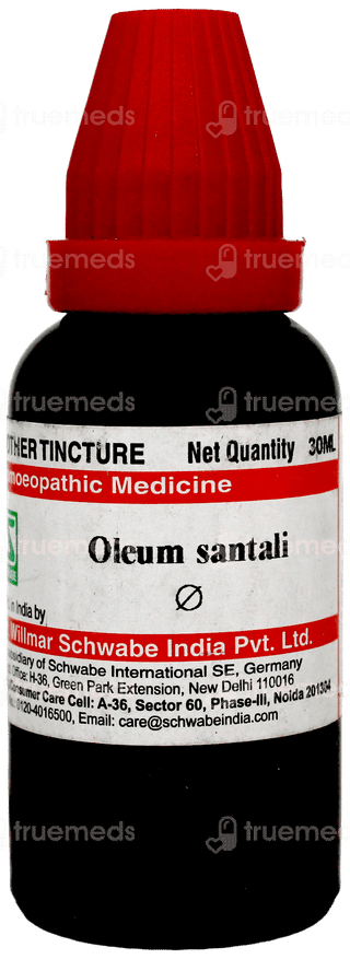 Dr Willmar Schwabe Oleum Santali Q Mother Tincture 30ml