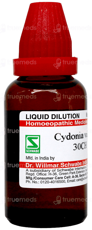 Dr Willmar Schwabe Cydonia Vulgaris 30Ch Dilution 30Ml