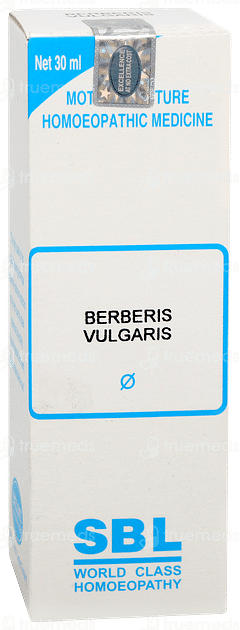 Sbl Berberis Vulgaris Q Mother Tincture 30ml Sbl Berberis Vulgaris Q Mother Tincture 30ml