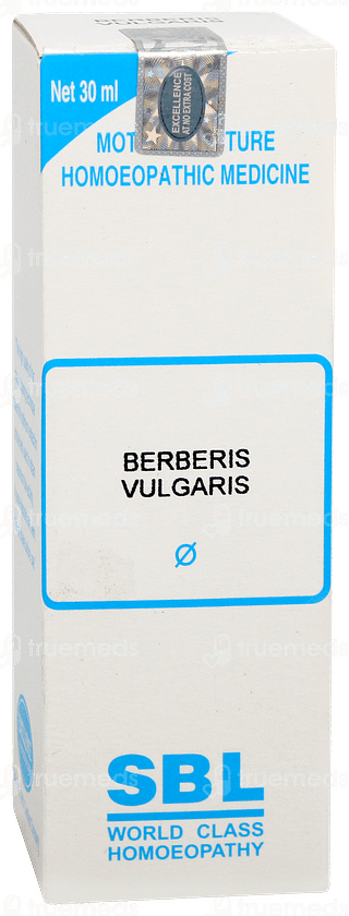 Sbl Berberis Vulgaris Q Mother Tincture 30ml