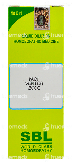 Sbl Nux Vomica 200c Dilution 30ml Sbl Nux Vomica 200c Dilution 30ml