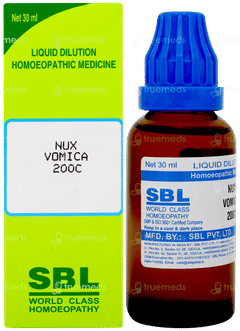 Sbl Nux Vomica 200c Dilution 30ml Sbl Nux Vomica 200c Dilution 30ml