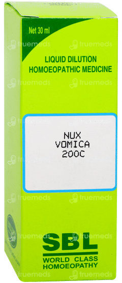 Sbl Nux Vomica 200c Dilution 30ml