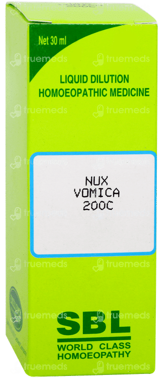Sbl Nux Vomica 200c Dilution 30ml