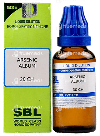 Sbl Arsenicum Album 30 Ch Dilution 30 ML