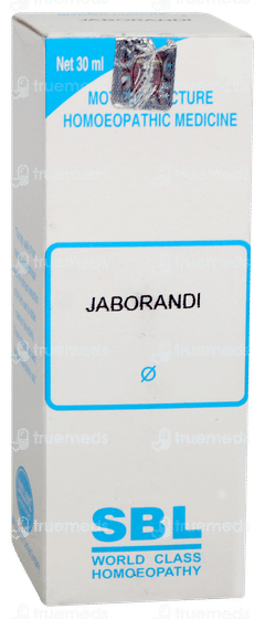 Sbl Jaborandi Q Mother Tincture 30ml