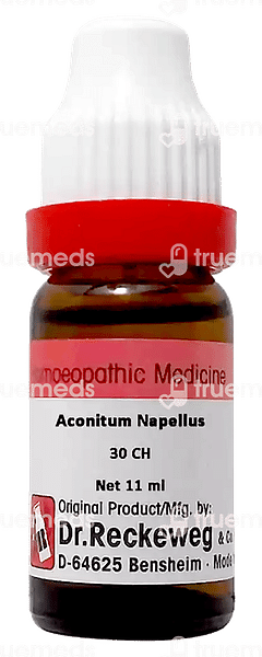 Dr Reckeweg Aconitum Napellus  30 Ch Dilution 11 ML