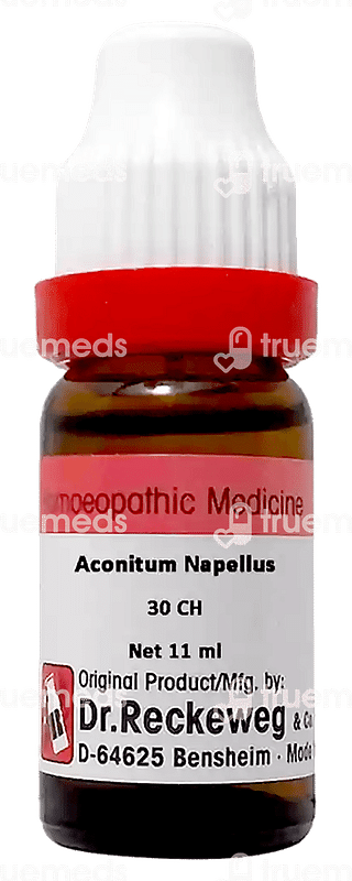 Dr Reckeweg Aconitum Napellus  30 Ch Dilution 11 ML