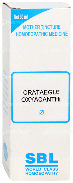 Sbl Crataegus Oxyacantha Q Mother Tincture 30ml