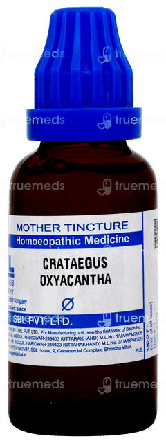 Sbl Crataegus Oxyacantha Q Mother Tincture 30ml