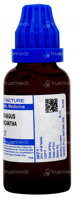 Sbl Crataegus Oxyacantha Q Mother Tincture 30ml