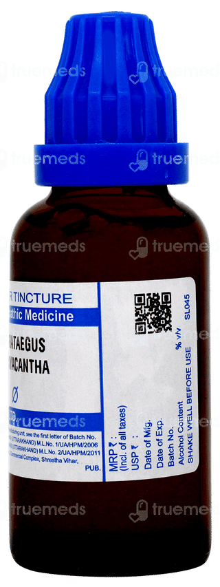 Sbl Crataegus Oxyacantha Q Mother Tincture 30ml