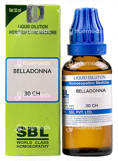 Sbl Belladonna 30 Ch Dilution 30 ML