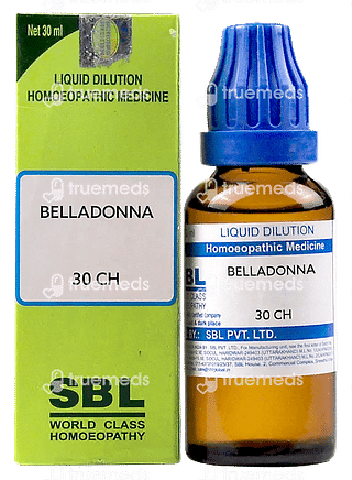 Sbl Belladonna 30 Ch Dilution 30 ML