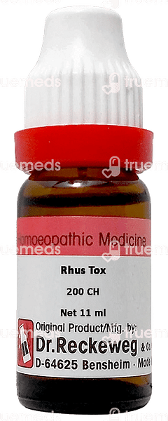 Dr Reckeweg Rhus Tox 200 Ch Dilution 11 ML