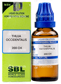 Sbl Thuja Occidentalis 200 Ch Dilution 30 ML