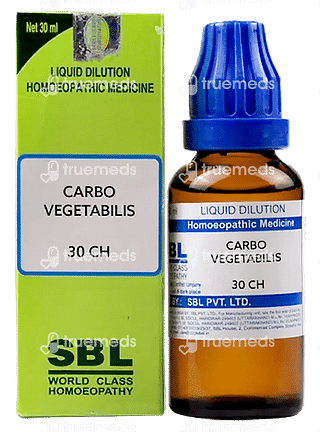 Sbl Carbo Vegetabilis 30 Ch Dilution 30 ML