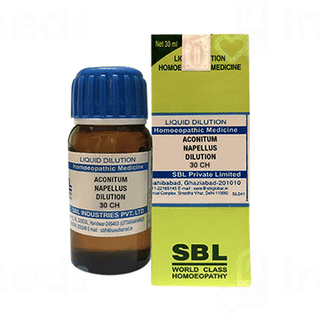 Sbl Aconitum Napellus 30ch Dilution 30ml
