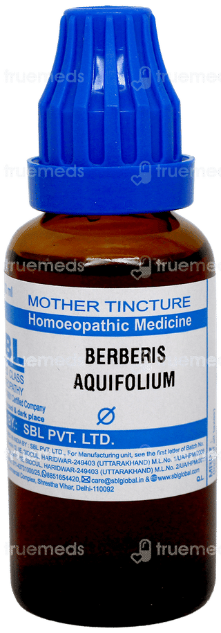 Sbl Berberis Aquifolium Q Mother Tincture 30Ml