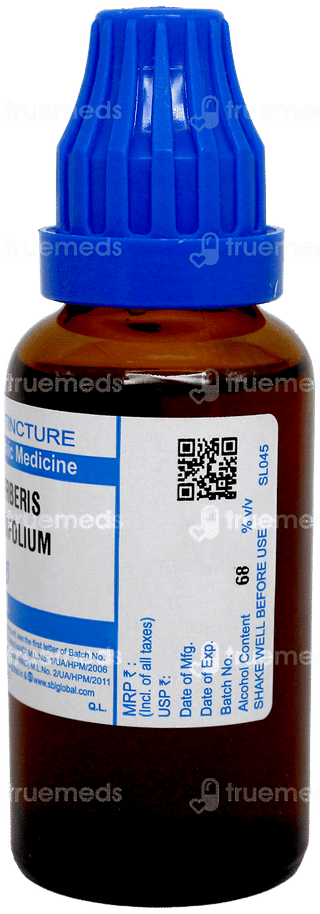 Sbl Berberis Aquifolium Q Mother Tincture 30Ml