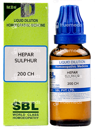 Sbl Hepar Sulphur 200 Ch Dilution 30 ML