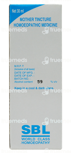 Sbl Hydrastis Canadensis Q Mother Tincture 30ml