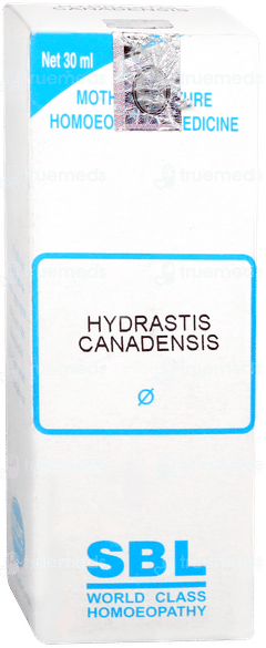 Sbl Hydrastis Canadensis Q Mother Tincture 30ml