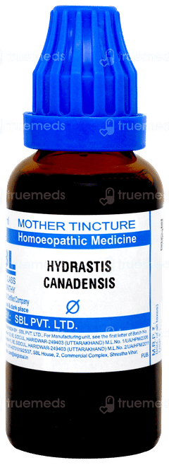 Sbl Hydrastis Canadensis Q Mother Tincture 30ml
