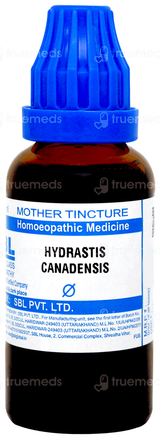 Sbl Hydrastis Canadensis Q Mother Tincture 30ml