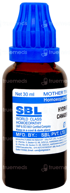 Sbl Hydrastis Canadensis Q Mother Tincture 30ml