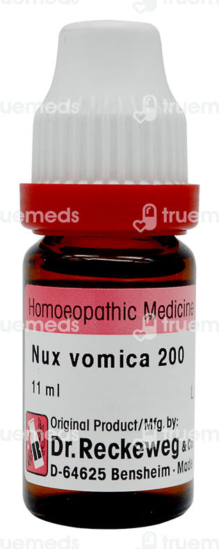 Dr Reckeweg Nux Vomica 200 Ch Dilution 11 ML