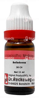 Dr Reckeweg Belladonna 30 Ch Dilution 11 ML