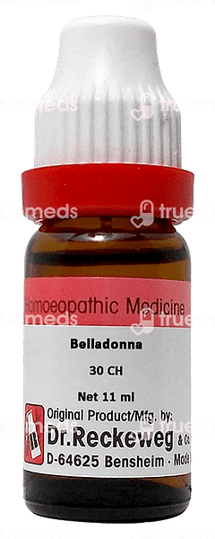 Dr Reckeweg Belladonna 30 Ch Dilution 11 ML