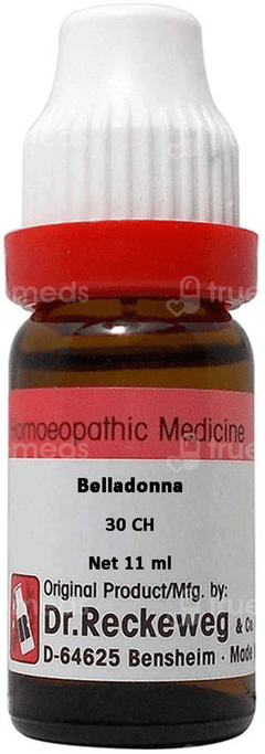 Dr Reckeweg Belladonna 30Ch Dilution 11Ml