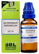 Sbl Antimonium Tartaricum 30 Ch Dilution 30 ML