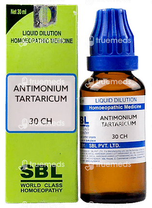 Sbl Antimonium Tartaricum 30 Ch Dilution 30 ML