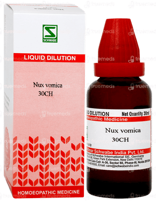 Dr Willmar Schwabe Nux Vomica 30ch Dilution 30ml