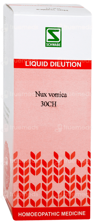 Dr Willmar Schwabe Nux Vomica 30ch Dilution 30ml
