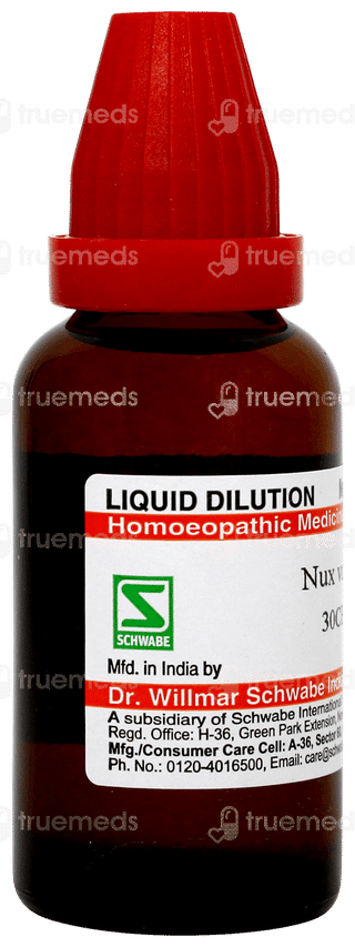 Dr Willmar Schwabe Nux Vomica 30ch Dilution 30ml