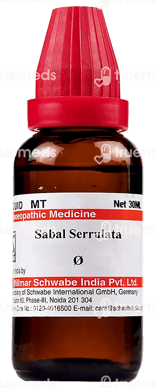 Dr Willmar Schwabe India Sabal Serrulata Mother Tincture 30 ML