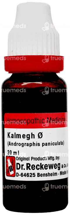 Dr Reckeweg Kalmegh Q Mother Tincture 20Ml
