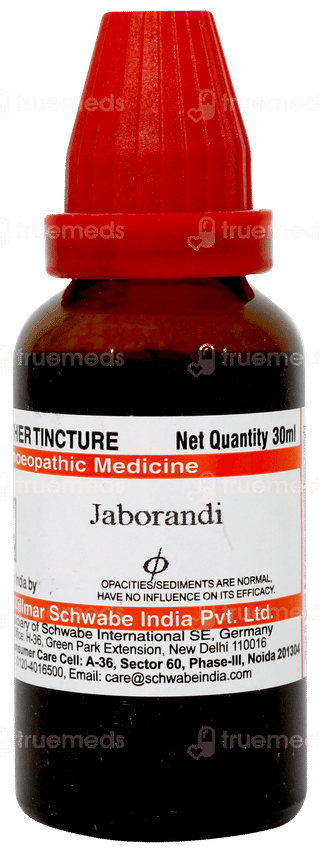 Dr Willmar Schwabe Jaborandi Q Mother Tincture 30ml