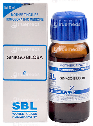 Sbl Ginkgo Biloba Mother Tincture 30ml