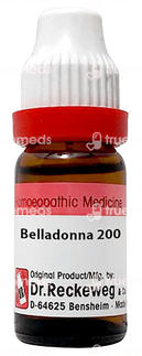 Dr Reckeweg Belladonna 200 Ch Dilution 11 ML