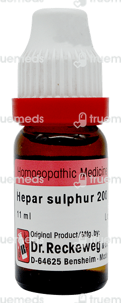 Dr Reckeweg Hepar Sulphur 200 Dilution 11ml Dr Reckeweg Hepar Sulphur 200 Dilution 11ml