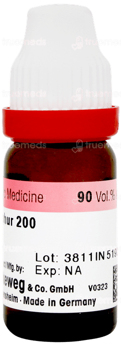 Dr Reckeweg Hepar Sulphur 200 Dilution 11ml