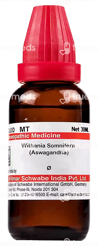 Dr Willmar Schwabe Withania Somnifera Aswagandha Q Mother Tincture 30ml