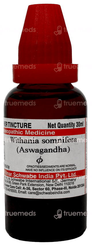 Dr Willmar Schwabe Withania Somnifera Aswagandha Q Mother Tincture 30Ml