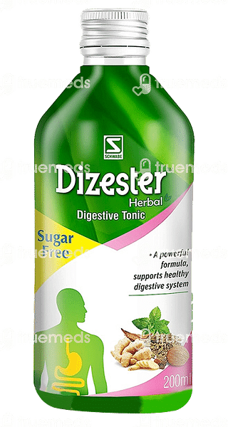 Dr Willmar Schwabe India Dizester Herbal Sugar Free Digestive Tonic 200 ML