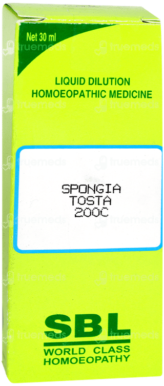 Sbl Spongia Tosta 200c Dilution 30ml